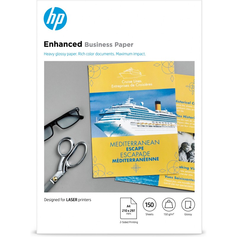 HP Enhanced Business Paper, Glossy, 150 g/m2, A4 (210 x 297 mm), 150 sheets