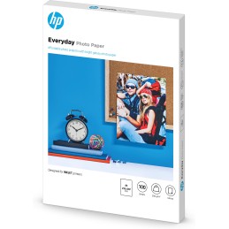 HP Carta fotografica Everyday, lucida, 200 g m2, A4 (210 x 297 mm), 100 fogli
