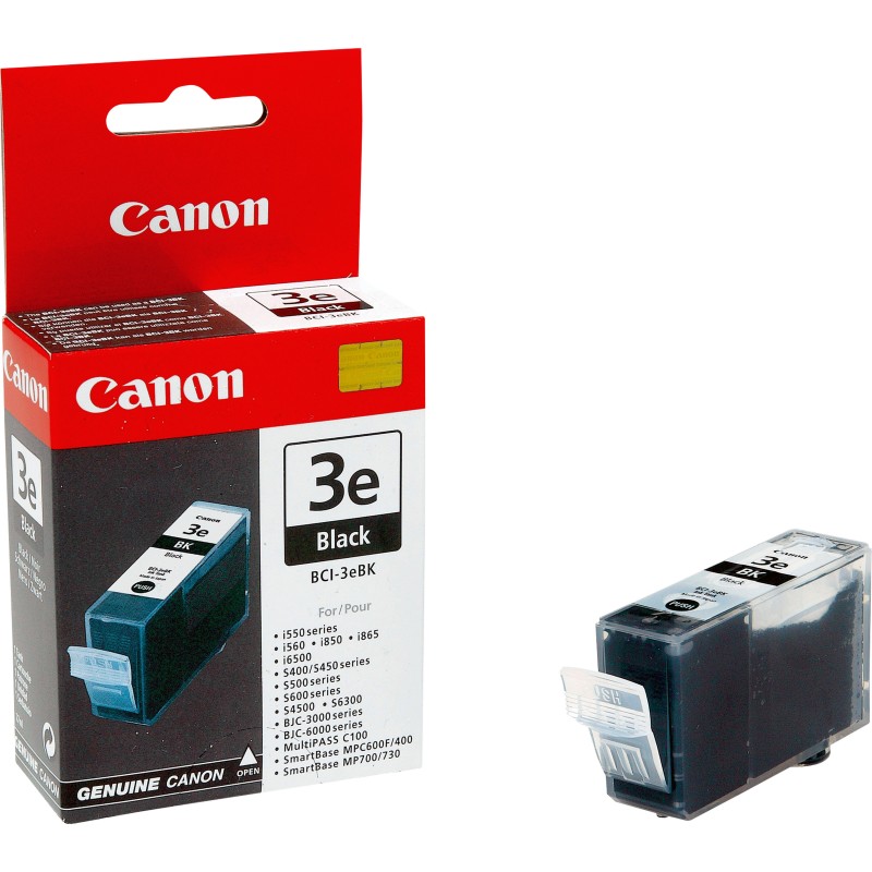 Canon Cartuccia d'inchiostro nero BCI-3e BK