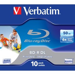 10 x BD-R DL - 50 GB 6x -...