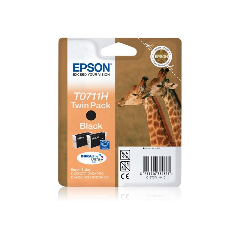 Epson Giraffe T0711H ink cartridge 1 pc(s) Original Black