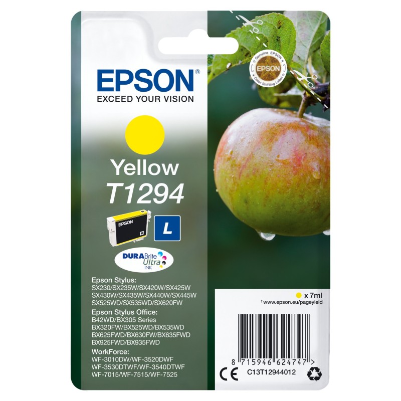 Epson Apple T1294 ink cartridge 1 pc(s) Original Yellow