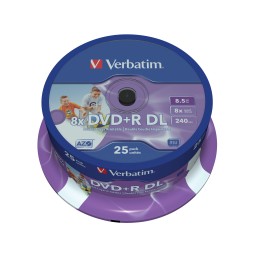 25 x DVD+R DL - 8.5 GB 8x -...