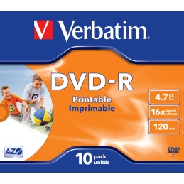 Verbatim 43521 DVD vergine 4,7 GB DVD-R 10 pz