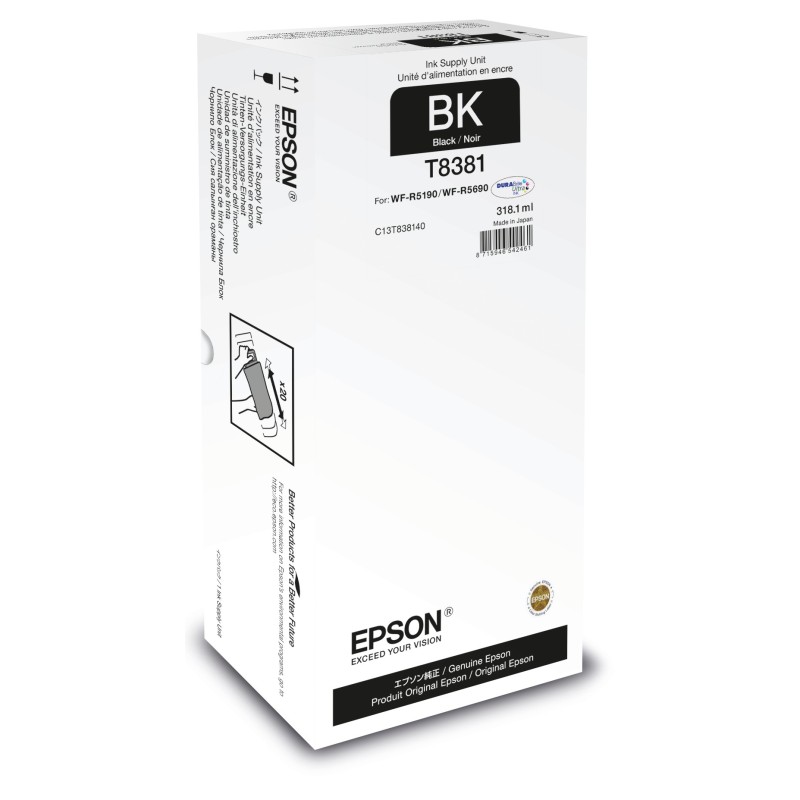 Epson T8381 ink cartridge 1 pc(s) Original Black