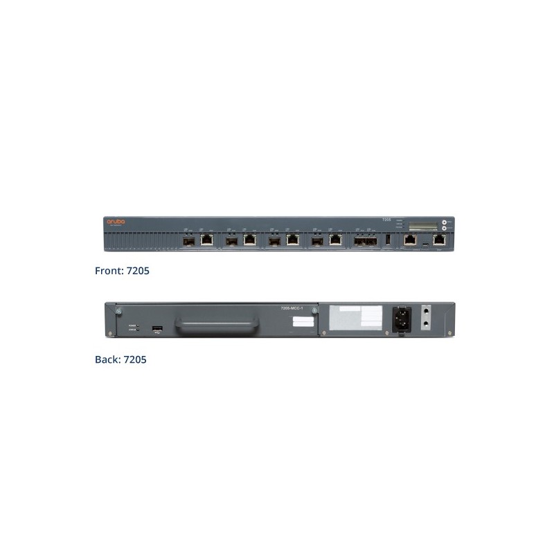 Aruba 7205 K-12 EDU Bundle, 64 License & Support gateway controller 10, 100, 1000 Mbit s