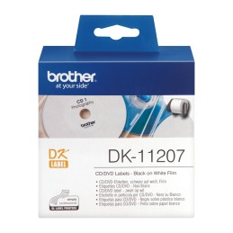 Brother DK-11207 nastro per etichettatrice Nero su bianco