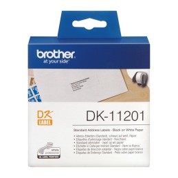 Brother DK-11201 nastro per etichettatrice Nero su bianco