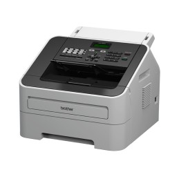 Brother FAX-2840 macchina per fax Laser 33,6 Kbit s A4 Nero, Grigio