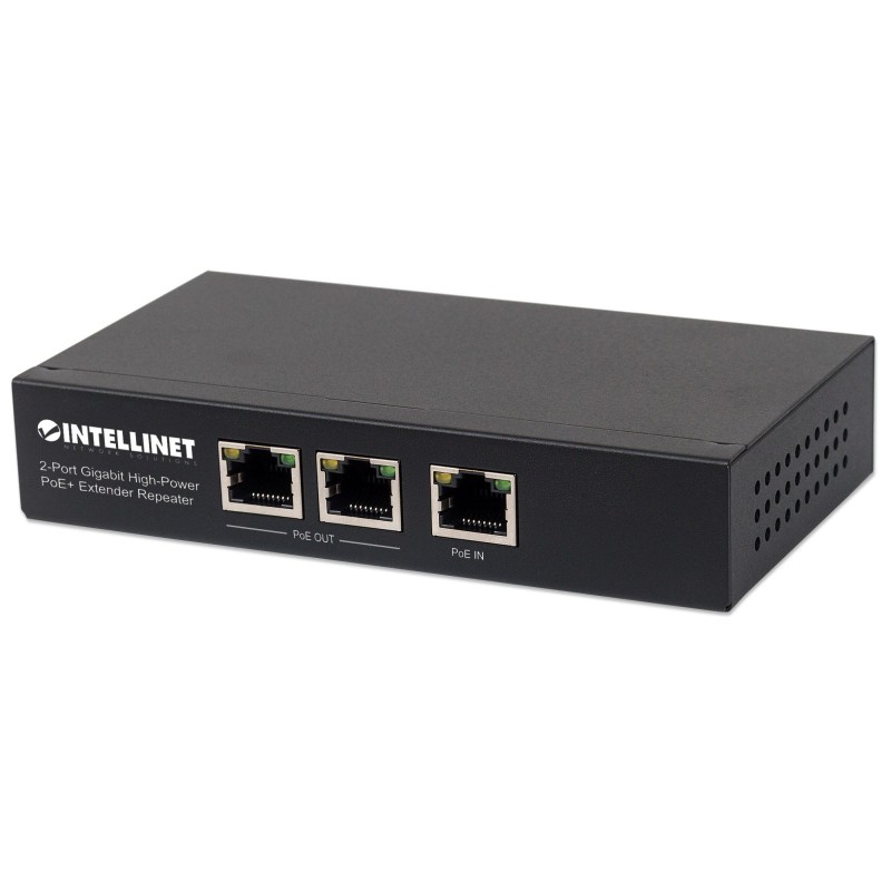 2-Port Gigabit High-Power PoE+ Extender, IEEE 802.3at/af PoE+/PoE, verlangert...