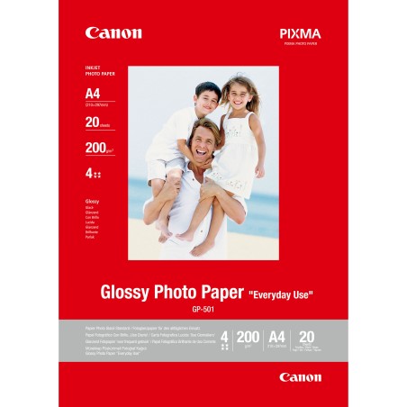 Canon Carta fotografica Glossy GP-501 A4 - 20 fogli