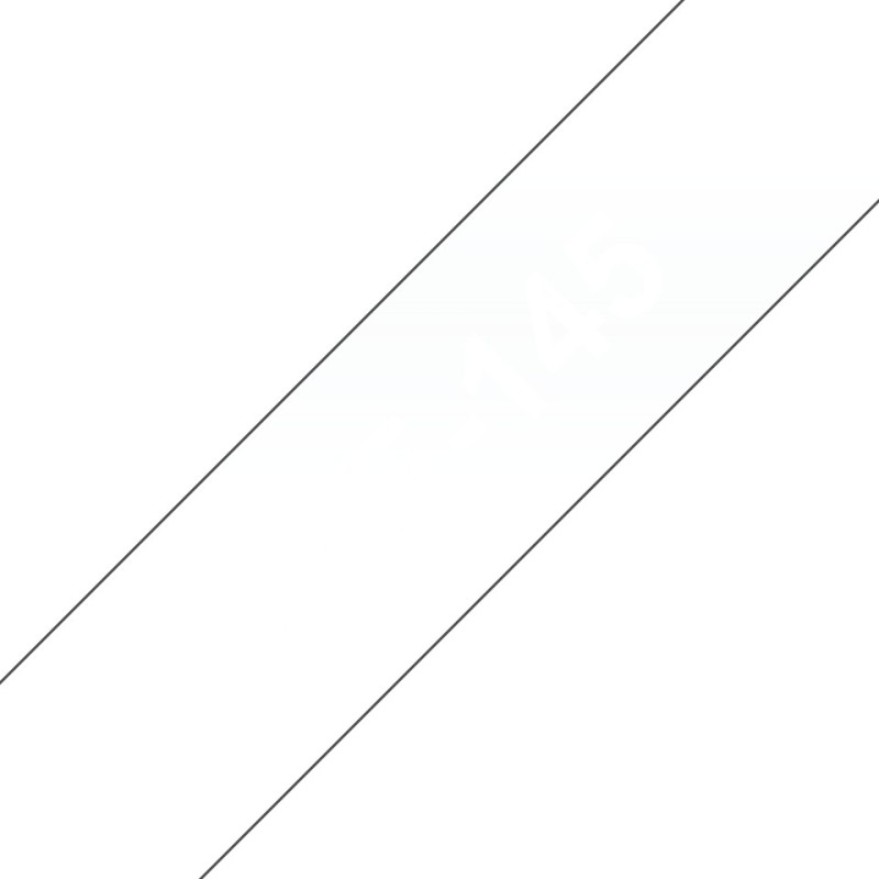 TZe-145 - Standard-Klebstoff - weis auf durchsichtig - Rolle (1,8 cm x 8 m)