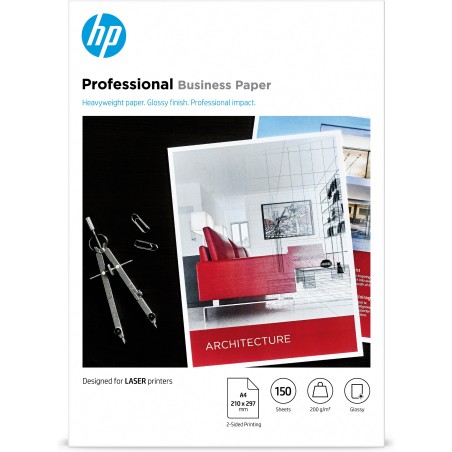 HP Carta lucida Professional Business, 200 g m2, A4 (210 x 297 mm), 150 fogli