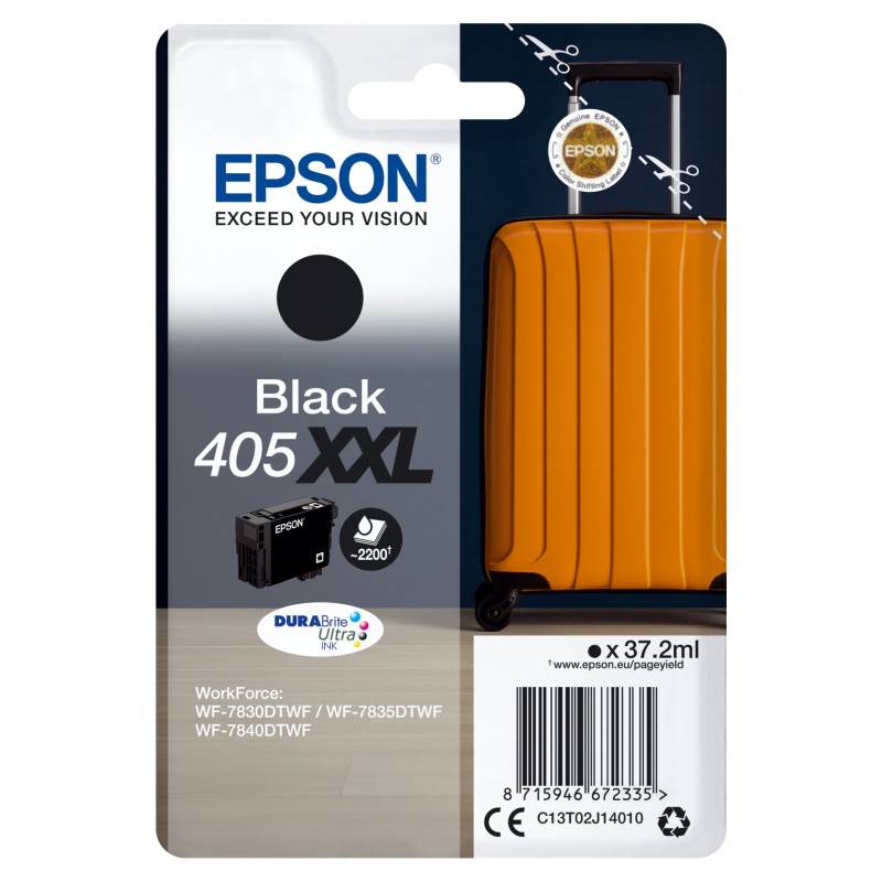 Epson 405XXL ink cartridge 1 pc(s) Original Extra (Super) High Yield Black