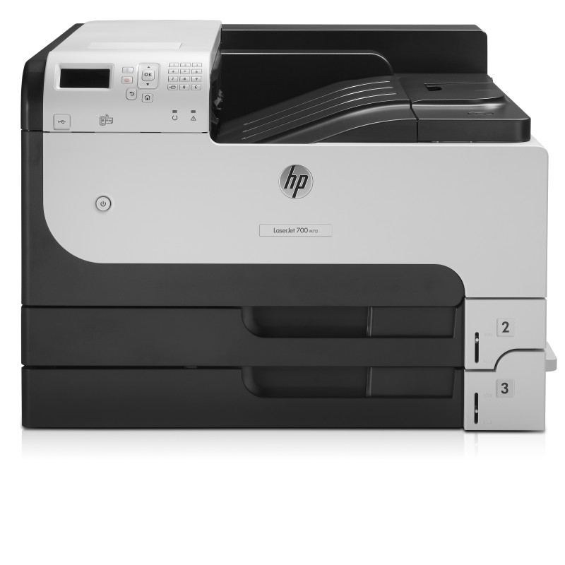 HP LaserJet Enterprise 700 Printer M712dn, Black and white, Printer for Business, Print, Front-facing USB printing Two-sided