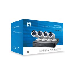 LevelOne DSK-4001 kit di videosorveglianza Cablato 4 canali