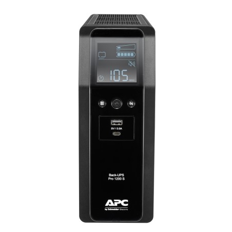 APC BACK UPS PRO BR 1200VA gruppo di continuità (UPS) A linea interattiva 1,2 kVA 720 W 8 presa(e) AC