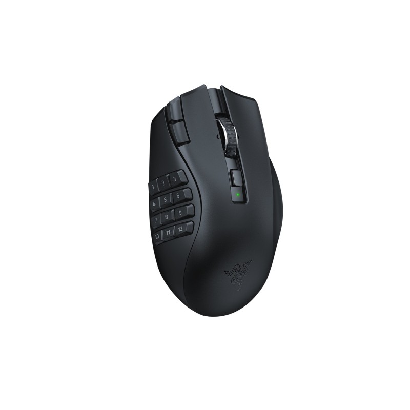 Razer Naga V2 HyperSpeed mouse Mano destra RF senza fili + Bluetooth Ottico 30000 DPI