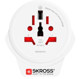 Skross 1.500266 adattatore per presa di corrente Tipo F Universale Bianco