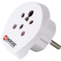 Skross 1.500217-E adattatore per presa di corrente Tipo C (Europlug) Universale Bianco