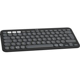 Logitech Pebble Keys 2 K380s tastiera RF senza fili + Bluetooth QWERTZ Tedesco Grafite