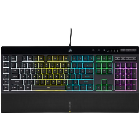 Corsair K55 RGB PRO tastiera USB QWERTZ Tedesco Nero