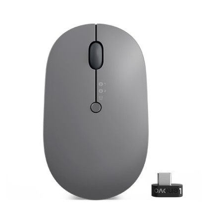 Lenovo Go Wireless Multi Device mouse Ambidestro RF Wireless + Bluetooth + USB Type-A Ottico 2400 DPI