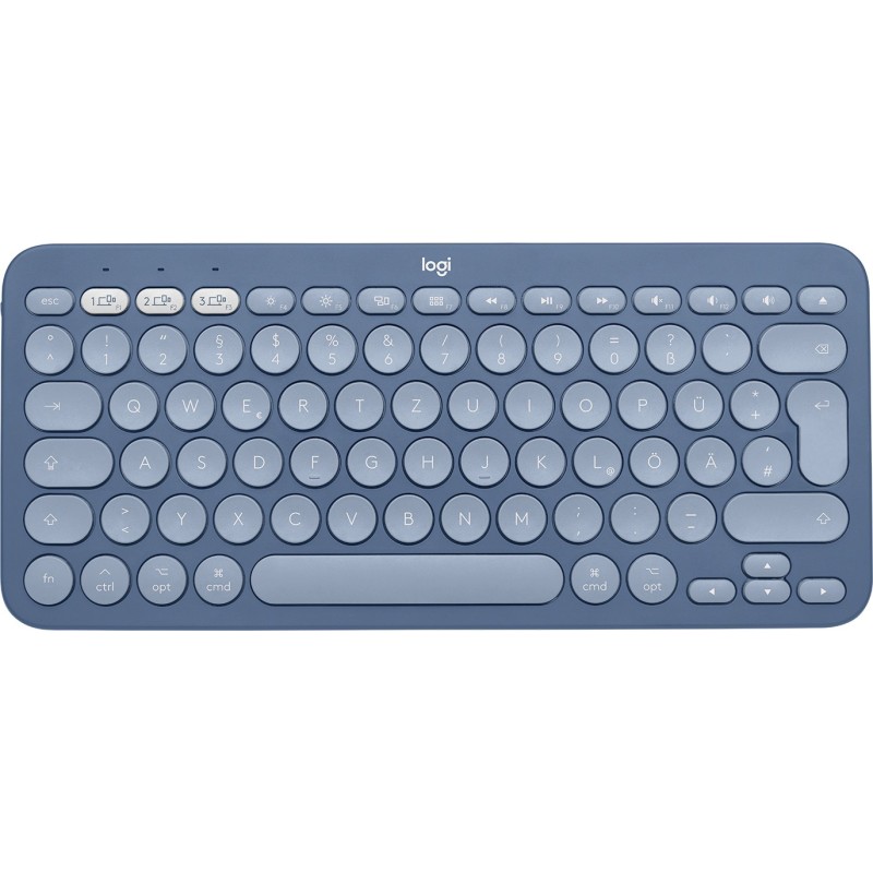 Logitech K380 for Mac tastiera Bluetooth QWERTZ Tedesco Blu