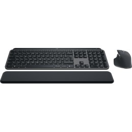 Logitech MX Keys S Combo tastiera Mouse incluso RF senza fili + Bluetooth QWERTZ Tedesco Grafite