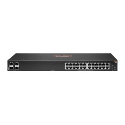 Aruba 6100 24G 4SFP+ Gestito L3 Gigabit Ethernet (10 100 1000) 1U Nero