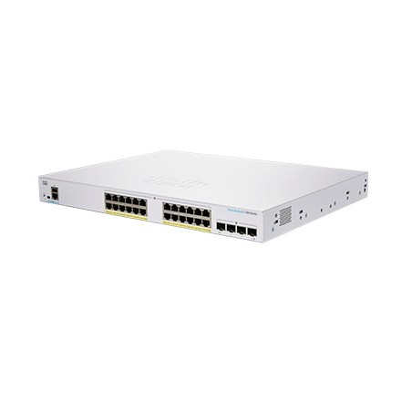 Cisco CBS350-24FP-4G-EU switch di rete Gestito L2 L3 Gigabit Ethernet (10 100 1000) Argento