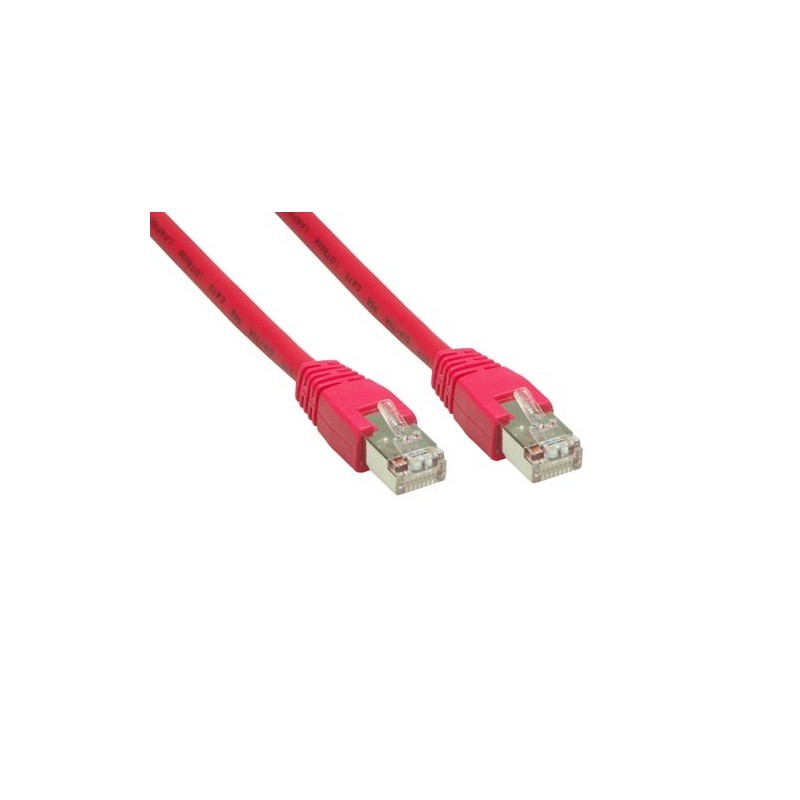 Alcasa Cat. 6 S FTP, 0.25m cavo di rete Rosso 0,25 m Cat6 S FTP (S-STP)