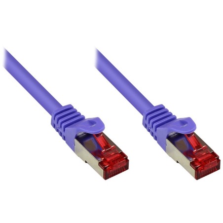 Alcasa 0.25m Cat6 S FTP cavo di rete Viola 0,25 m S FTP (S-STP)