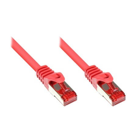 Alcasa 8060-002R cavo di rete Rosso 0,15 m Cat6 S FTP (S-STP)