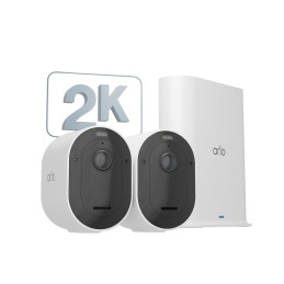 Arlo Telecamera di sorveglianza senza fili Pro 5 2K Spotlight, set da 2 bianco