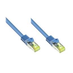 Alcasa Cat7, 10m cavo di rete Blu S FTP (S-STP)