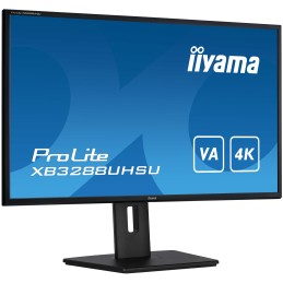 iiyama ProLite XB3288UHSU-B5 Monitor PC 80 cm (31.5") 3840 x 2160 Pixel 4K Ultra HD LCD Nero