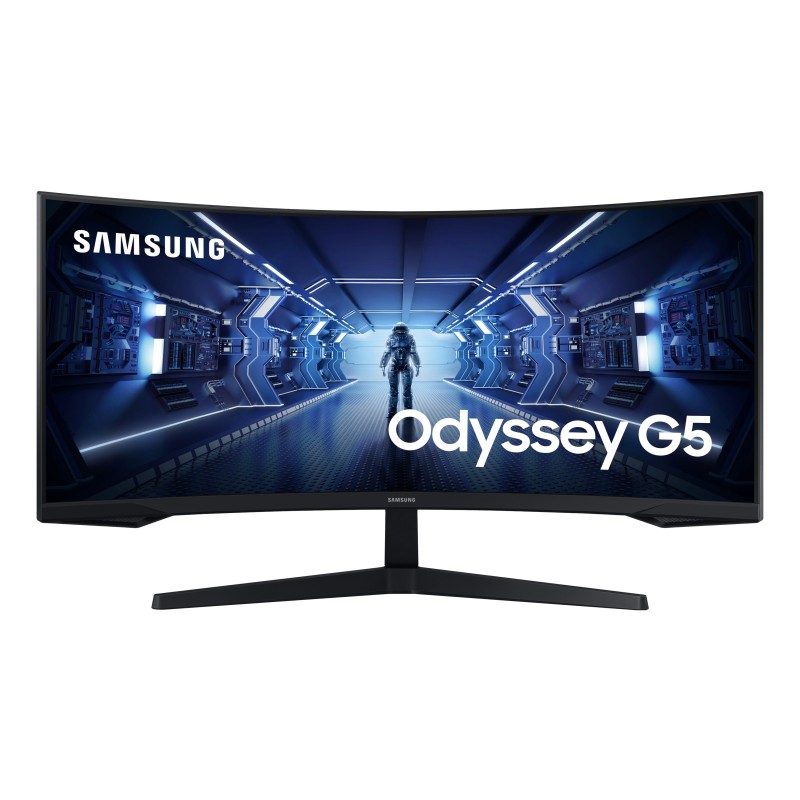 Samsung Odyssey C34G55TWWP computer monitor 34" 3440 x 1440 pixels UltraWide Dual Quad HD LED Black