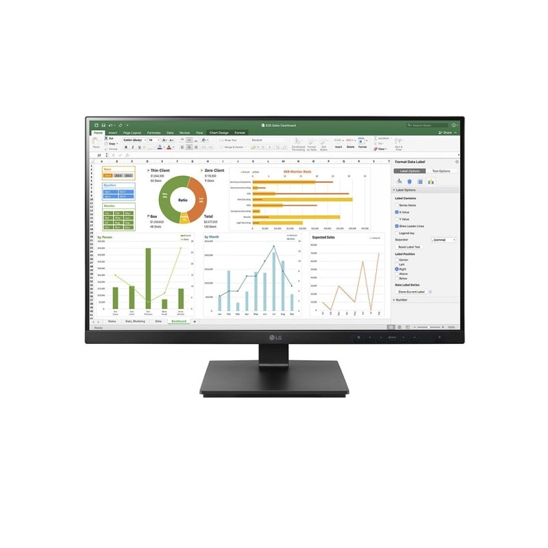 LG 27BN65YP-B 68,6 cm (27") Full HD 16:9 IPS Monitor DVI/HDMI/DP