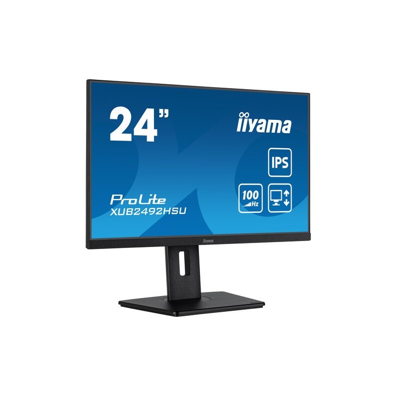 iiyama ProLite XUB2492HSU-B6 60,5cm (23,8") FHD IPS Monitor HDMI/DP/USB 100Hz