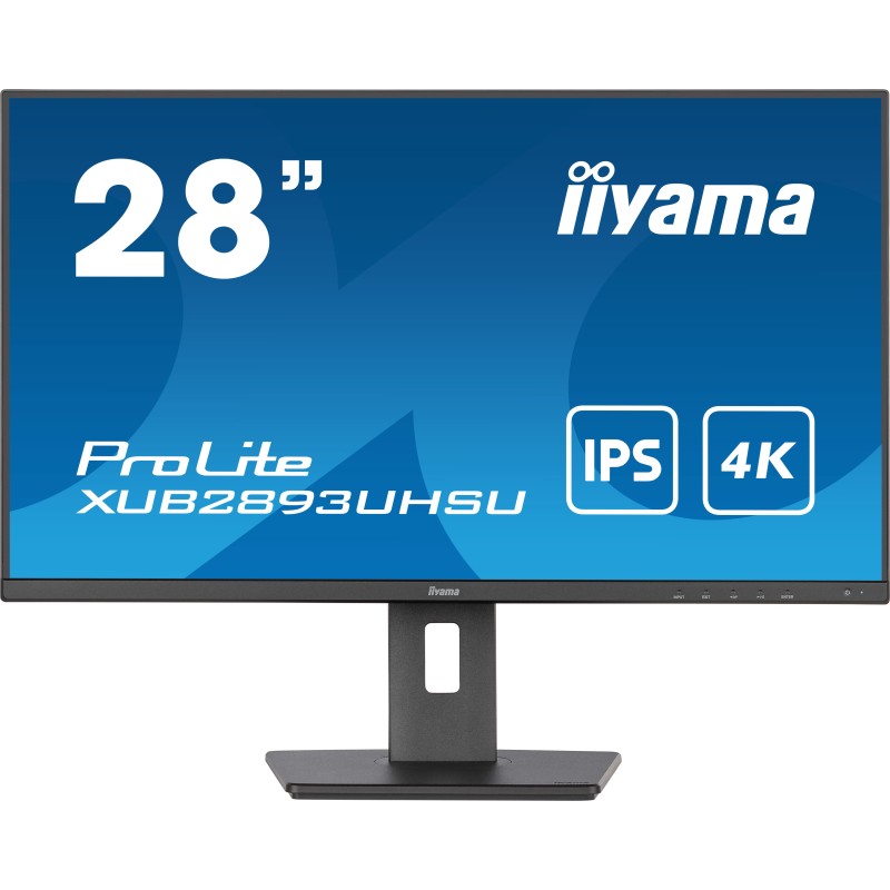 iiyama ProLite XUB2893UHSU-B5 71.1 cm (28") UHD IPS Monitor DP/HDMI