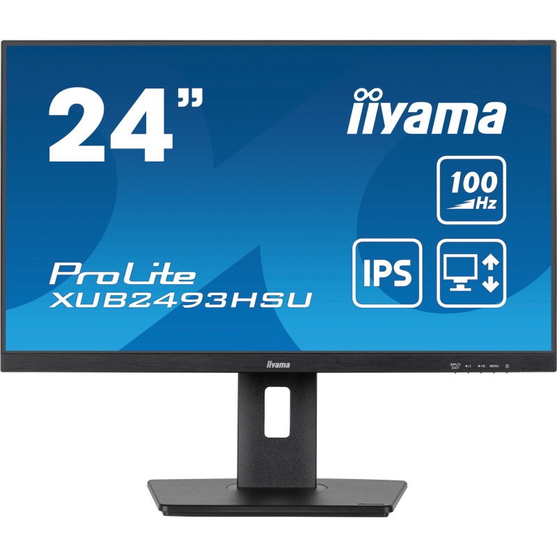 iiyama ProLite XUB2493HSU-B6 60,5cm (23,8") FHD IPS Monitor HDMI/DP/USB 100Hz