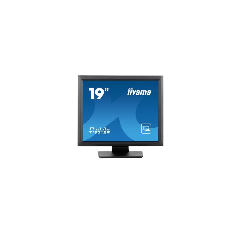 iiyama ProLite T1931SR-B1S Monitor PC 48,3 cm (19") 1280 x 1024 Pixel SXGA LCD Touch screen Nero