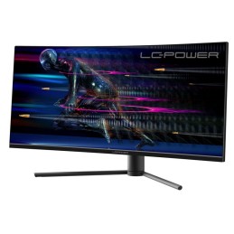 LC-Power LC-M34-UWQHD-165-C Monitor PC 86,4 cm (34") 3440 x 1440 Pixel UltraWide Quad HD Nero, Rosso