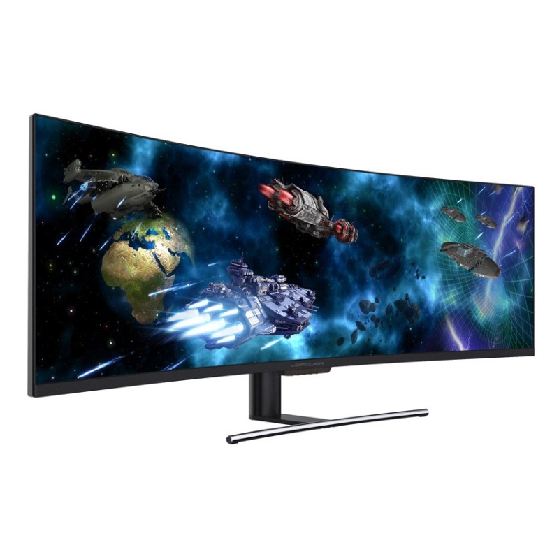 LC-Power LC-M49-DFHD-144-C-Q LED display 124,5 cm (49") 3840 x 1080 Pixel UltraWide Full HD QLED Nero