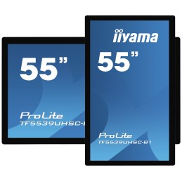 iiyama ProLite TF5539UHSC-B1AG Monitor PC 139,7 cm (55") 3840 x 2160 Pixel 4K Ultra HD LED Touch screen Multi utente Nero