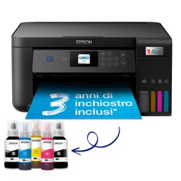 Epson EcoTank ET-2850 stampante multifunzione inkjet 3-in-1 A4, serbatoi ricaricabili alta capacità, 5 flaconi inclusi pari a Epson EcoTank ET-2850 stampante multifunzione inkjet 3-in-1 A4, serbatoi ricaricabili alta capacità, 5 flaconi inclusi pari a