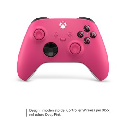 Microsoft Controller Wireless per Xbox - Deep Pink per Xbox Series X|S, Xbox One e dispositivi Windows