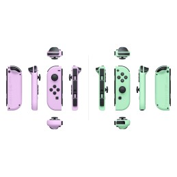 Nintendo Switch - Set da due Joy-Con Viola Pastello Verde pastello