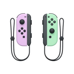 Nintendo Switch - Set da due Joy-Con Viola Pastello Verde pastello